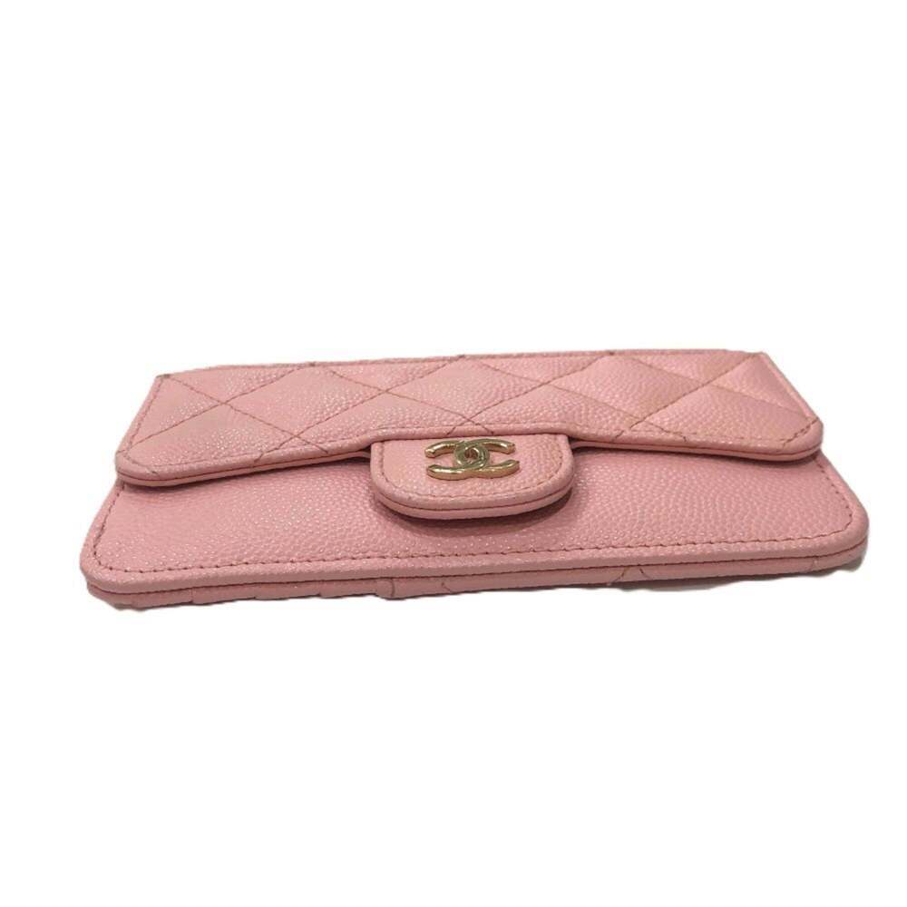 CHANEL Pink Caviar Leather Wallet - Picture 3 of 12